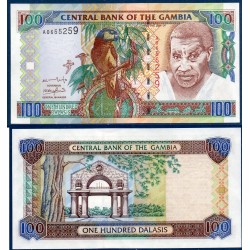 Gambie Pick N°24a, Billet de banque de 100 Dalasis 2001-2005