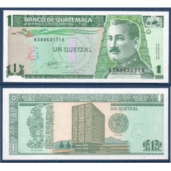 Guatemala Pick N°97a, Billet de banque de 1 Quetzal 1996