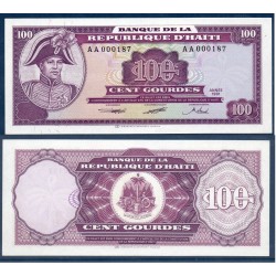 Haïti Pick N°258a, Billet de banque de 100 Gourdes 1991