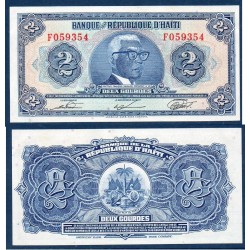 Haïti Pick N°231, Billet de banque de 2 Gourdes 1979