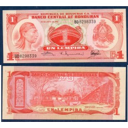 Honduras Pick N°62, Billet de banque de 1 Lempira 1978