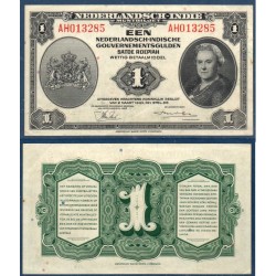Inde Néerlandaise Pick N°111a, Billet de banque de 1 Gulden 1943