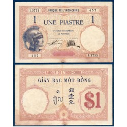 Indochine Pick N°48b, Billet de banque de 1 piastre 1927