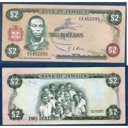 Jamaique Pick N°60a, Billet de banque de 2 dollars 1976