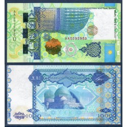 Kazakhstan Pick N°37, Billet de banque de 1000 Tenge 2011