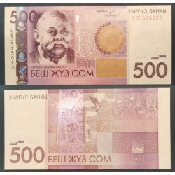 Kirghizistan Pick N°28a neuf Billet de banque de 500 som 2010