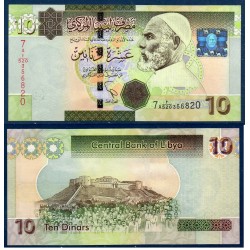 Libye Pick N°78, neuf Billet de banque de 10 dinars 2011