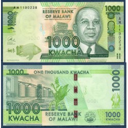 Malawi Pick N°62b, Billet de banque de 1000 kwatcha 2013