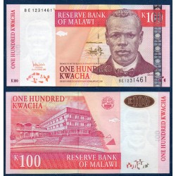 Malawi Pick N°54a, Billet de banque de 100 kwatcha 2005