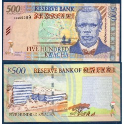 Malawi Pick N°48Aa, Billet de banque de 500 kwatcha 2003
