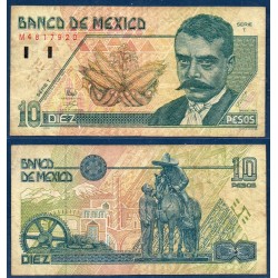 Mexique Pick N°105a, TB Billet de Banque de 10 pesos 1994