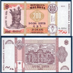 Moldavie Pick N°20, Billet de Banque de 200 Lei 2013