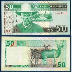 Namibie Pick N°7a, Billet de banque de 50 Dollars 1999