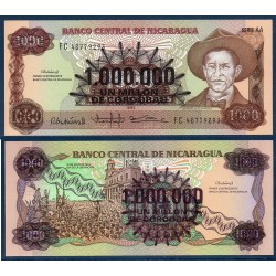 Nicaragua Pick N°164, Billet de Banque de 1000000 Cordobas 1990