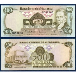 Nicaragua Pick N°138, Billet de Banque de 500 Cordobas 1979
