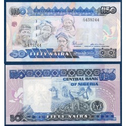 Nigeria Pick N°27a, Billet de Banque de 50 Naira 1991-2000