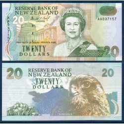 Nouvelle Zelande Pick N°179, Billet de banque de 20 Dollars 1992