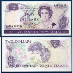 Nouvelle Zelande Pick N°170b, Billet de banque de 2 Dollars 1981-1992