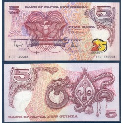 Papouasie Pick N°22a, Billet de banque de 5 Kina 2000