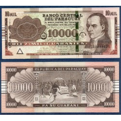 Paraguay Pick N°238Ab, Billet de banque de 10000 Guaranies 2017