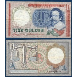 Pays Bas Pick N°85, TB Billet de Banque de 10 Gulden 1953