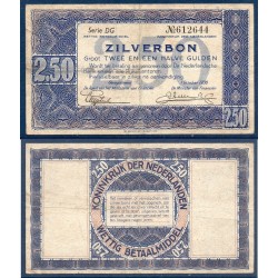 Pays Bas Pick N°62, TB Billet de Banque de 2 1/2 gulden 1938