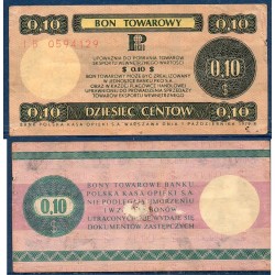 Pologne Pick N°FX37, Billet de banque de 10 centow 0.10 dollar 1979