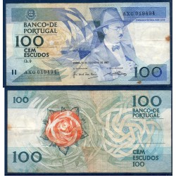 Portugal Pick N°179c, TTB Billet de banque de 100 Escudos 12.2.1987