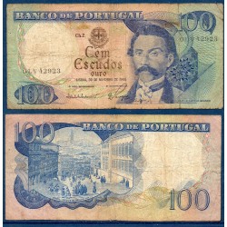 Portugal Pick N°169a, B Billet de banque de 100 Escudos 1965
