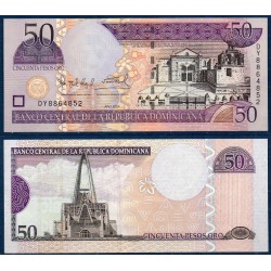 Republique Dominicaine Pick N°170c, Billet de banque de 50 Pesos 2004