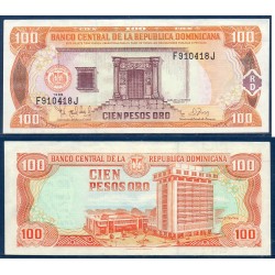 Republique Dominicaine Pick N°156b, Billet de banque de 100 Pesos oro 1998