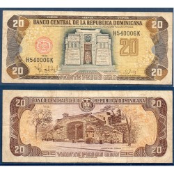 Republique Dominicaine Pick N°154b, Billet de banque de 10 Pesos oro 1998