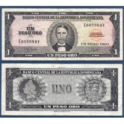 Republique Dominicaine Pick N°108, Billet de banque de 1 Peso oro 1975-1978