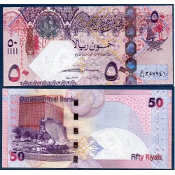 Qatar Pick N°31, Neuf Billet de banque de 50 Riyals 2008