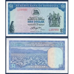 Rhodésie Pick N°34c, Neuf Billet de banque de 1 dollar 1978