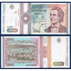 Roumanie Pick N°101Ab neuf, Billet de banque de 1000 leï 1990