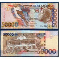 Sao Tomé et Principe Pick N°68d, Billet de banque de 50000 Dobras 2010