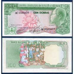Sao Tomé et Principe Pick N°53, Billet de banque de 100 Dobras 1977