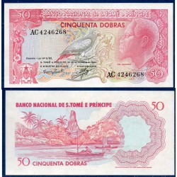 Sao Tomé et Principe Pick N°56, Billet de banque de 50 Dobras 1982