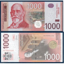 Serbie Pick N°60b, Billet de banque de 1000 Dinara 2014