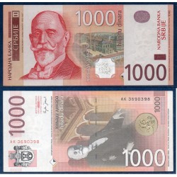 Serbie Pick N°52a, Billet de banque de 1000 Dinara 2006