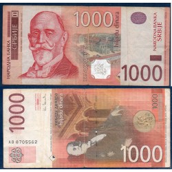Serbie Pick N°44b, Billet de banque de 1000 Dinara 2005