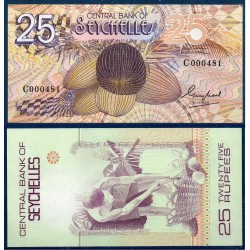 Seychelles Pick N°29a, Billet de banque de 25 Rupees 1983