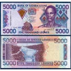 Sierra Leone Pick N°27c, Billet de banque de 5000 leones 2006