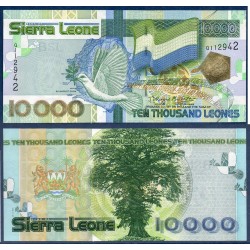 Sierra Leone Pick N°29a, Billet de banque de 10000 leones 2004