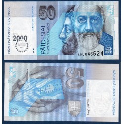 Slovaquie Pick N°35, Billet de banque de 50 Korun 2000
