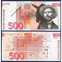 Slovénie Pick N°16a, Billet de banque de 500 Tollarjev 1992