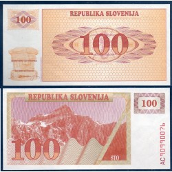 Slovénie Pick N°6, Neuf Billet de banque de 100 Tollarjev 1991