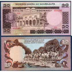 Somalie Pick N°27, Billet de banque de 20 Shilings 1980