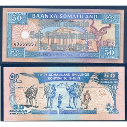 Somaliland Pick N°17a, Billet de banque de 50 Shilings 1994